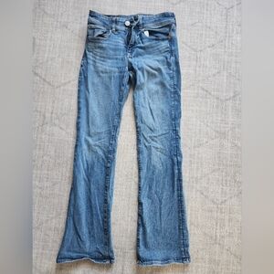 Americam Eagle Classic Blue Women's Jeans Size 6 Kick Boot